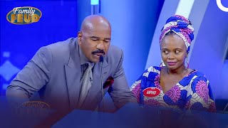 Your Name Is What EPIC NAME FAILS  Steve Harvey The Struggle Is Real  Family Feud Africa [upl. by Etnohs]