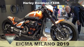 Harley Davidson Thunderbike Custom Battle of the Kings FXDR R Walkaround EICMA 2019 [upl. by Haida]