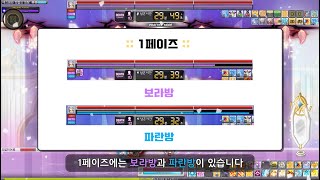 메이플 윌 초간단 공략 01 1페이즈 [upl. by Airamak]