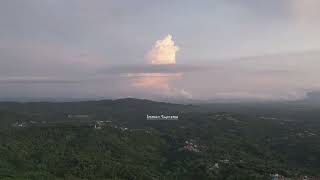 Taal Volcano Eruption Today  Aerial Shot [upl. by Danielle]