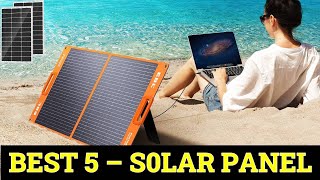 Top 5 Best Solar Panel of 2024 [upl. by Nadean836]