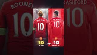 Shirt numbers then Now ☠️🐐🥶 funny shorts football [upl. by Caughey180]