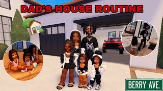 THE KIDS WENT TO THEIR DADDY HOUSE WEEKEND ROUTINE  Berry Ave Roleplay berryave roblox [upl. by Olzsal187]