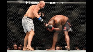 MMA UFC lewis vs dos santos highlights [upl. by Kcired]