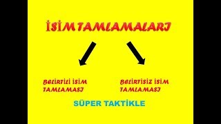 Belirtili ve belirtisiz isim tamlaması nasıl ayrılır SÜPER TAKTİKLE [upl. by Llennyl707]