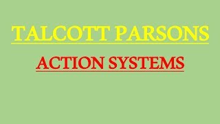 Sociology for UPSC  TALCOTT PARSONS Social System  Lecture 78 [upl. by Aklam]