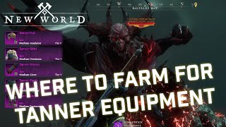 Where to farm for the Tanners set in New World and what you need to know December 2022 [upl. by Anairdna79]