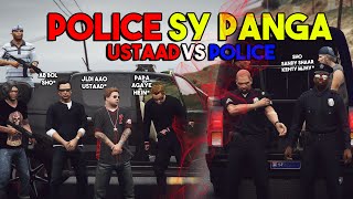 USTAAD NEY LIYA POLICE SY PANGA  TOYOTA VIGO  REAL LIFE MOD  GTA 5 PAKISTAN [upl. by Idalia]