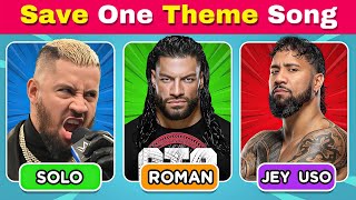 Save One Theme Song ✅ SOLO SIKOA VS ROMAN REIGNS VS JEY USO [upl. by Aixela285]