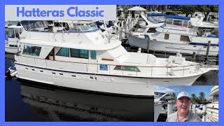 EP 30 Hatteras 53 Motor Yacht Tour 1977 [upl. by Ahsin]