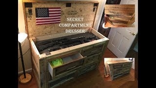 Secret Gun Compartment Dresser [upl. by Triley]