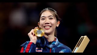 Panipak Wongpattanakit  Taekwondo Highlights 2024 Paris olympic gold medalist in W 49 kg category [upl. by Hoppe]