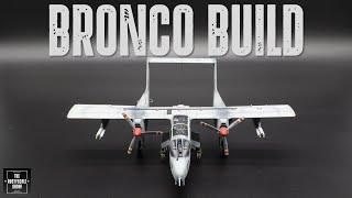 VERY COMPLEX AIRCRAFT MODEL BUILD WELL DESIGNED KIT  OV10A Bronco ICM 172 wResKits [upl. by Acinaj]