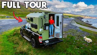 Overnight in The UKs ONLY Wild Camper Truck  Vanlife UK [upl. by Leeann653]