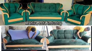 Sofa kaise Banaye Full video sofa viral furniture subscribe How To Make sofa [upl. by Anuahsal]