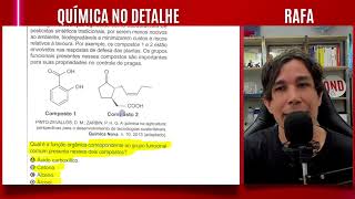 ENEM 2024  Química  Funções Orgânicas  os pesticidas naturais vêm sendo utilizados no controle [upl. by Monro]