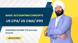 Unearned Income Vs Accrued Income I Journal Entries I US CPA Journal Entry accountingentry uscpa [upl. by Man205]