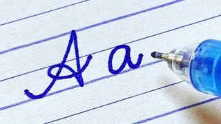 How to write English capital and small letters  Cursive writing a to z Cursive abcd  letters abcd [upl. by Ahso]