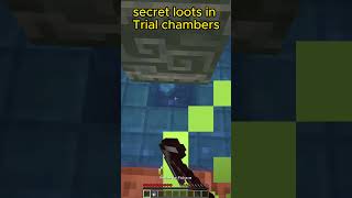 Minecraft trial chambers secret loots shorts [upl. by Lolande]