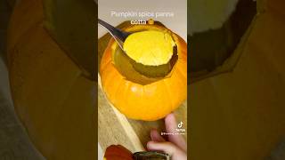 Pumpkin spice panna cotta recipe dessertrecipe halloween [upl. by Tosch56]