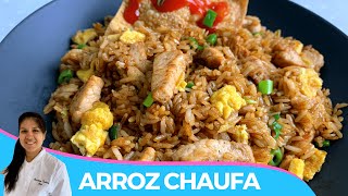 🇵🇪 ARROZ CHAUFA DE POLLO  RECETA PERUANA [upl. by Akahc715]