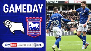 GAMEDAY  Derby County 02 Ipswich Town [upl. by Leirza]