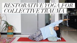 Restorative Yoga for Collective Trauma  Yoga by Biola [upl. by Rolan]