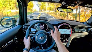 2024 Mini Cooper S Hardtop 4 Door  POV Quick Drive Binaural Audio [upl. by Ahsemed862]