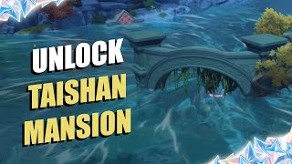 Unlock Taishan Mansion Domain  Genshin Impact [upl. by Ahsenac]