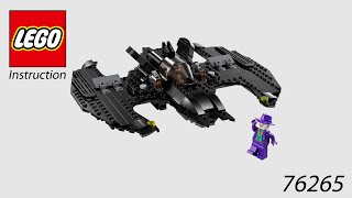 LEGO Instruction  DC  76252  Batwing Batman vs The Joker [upl. by Thgirw367]