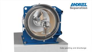 ANDRITZ KraussMaffei HZ Peeler centrifuge operation principle [upl. by Kiraa849]