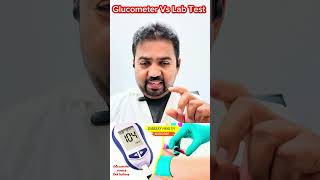 Glucometer vs lab tests vs Diabetic patients youtubeshort youtube diabetes [upl. by Nivalc66]