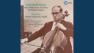 14 Romances Op 34 No 14 Vocalise Arr Rostropovich for Cello and Piano [upl. by Gamin]