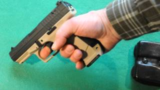 Walther P99 QA 40 SampW Coyote Tan  overview [upl. by Erapsag429]