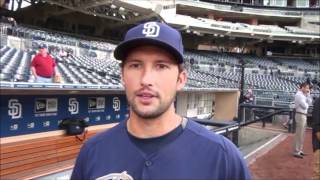 Huston Street on 1st Padres Save Walk Up Music Peyton amp Coors Field [upl. by Lemart]