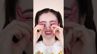 False lashes lashes funny fun makeup satisfying trending viralvideo asmr ytshorts shorts [upl. by Rodman730]