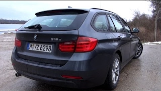 2015 BMW 318d Touring 143 HP Test Drive [upl. by Ilellan280]