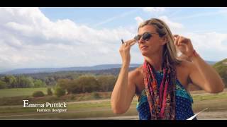 Indian Fashion ft Fashion Designer Emma Puttick [upl. by Corabel376]