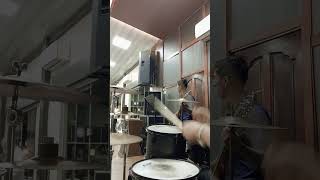 viento recio shortvideos drummer musica cover church [upl. by Anaoy934]