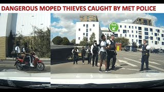 LONDON KNIFE POINT MOPED THIEVES CAUGHT BY MET POLICE Read Description [upl. by Hum]