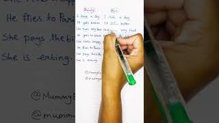 Present Tense Past Tense🇬🇧💯✅🔥 english englsihlearning shorts fyp [upl. by Hsetirp407]