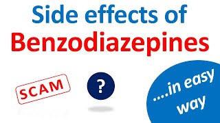 Benzodiazepine Side effects in easy way [upl. by Drexler]