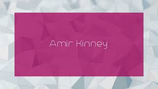 Amir Kinney  appearance [upl. by Nassah661]