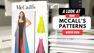 NEW SUMMER McCALLS PATTERN COLLECTION  sewing patterns  McCalls [upl. by Feer]