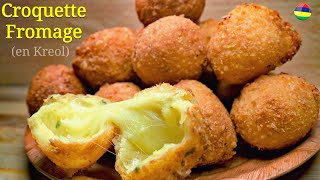 Recette Croquette Fromage en Kreol 🇲🇺  Cheese Ball  Special Ramadan [upl. by Notsniw]