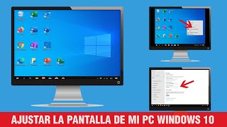 como ajustar la pantalla de mi pc windows 10 [upl. by Purington]