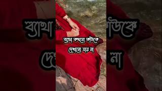 ব্যাথা কাউকে বোঝানো না💔😔 statusvideo sadstatus whatsappstatusshortsfeed viralshortkobitaabriti [upl. by Lilli]