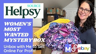 Unbox with Me  Helpsy Source Womens Most Wanted Secondhand Clothing Mystery Box [upl. by Leyla]