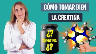 Cómo TOMAR CREATINA de FORMA CORRECTA  Así debes tomar la creatina  Nutrición deportiva [upl. by Aihsyak]