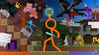 Animation vs Minecraft Shorts Season 1  All Episodes 114 [upl. by Mandel633]